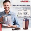 5 Core Coffee Grinder ‚Ä¢ 85 Gram Or 3 Ounces / 12 Cup Capacity ‚Ä¢ One-Touch Automatic Electric Bean Spice Grinding Machine ‚Ä¢ 150W Copper Motor ‚Ä¢